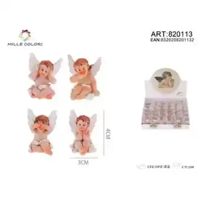 Angioletti in resina 3 × 4.2 cm – articolo 820113