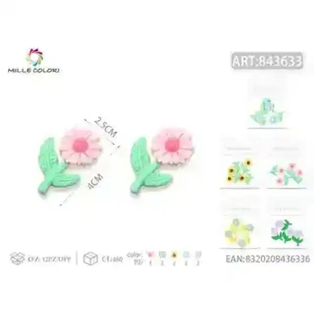 Decorazione in resina 4 pz – articolo 843633