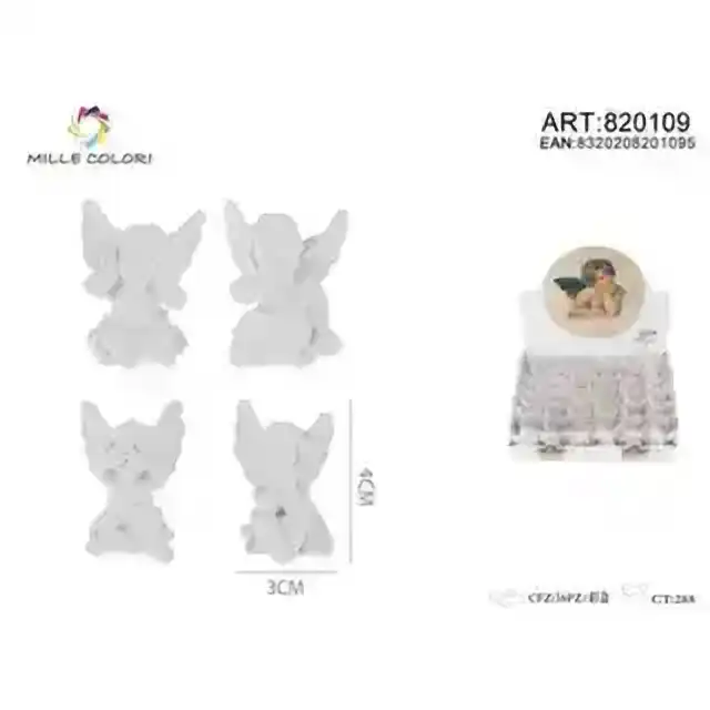 Angioletti in resina 3 × 4 cm – articolo 820109