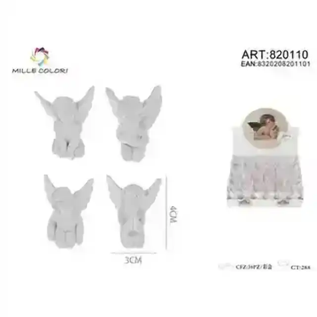 Angioletti in resina 3 × 4 cm – articolo 820110