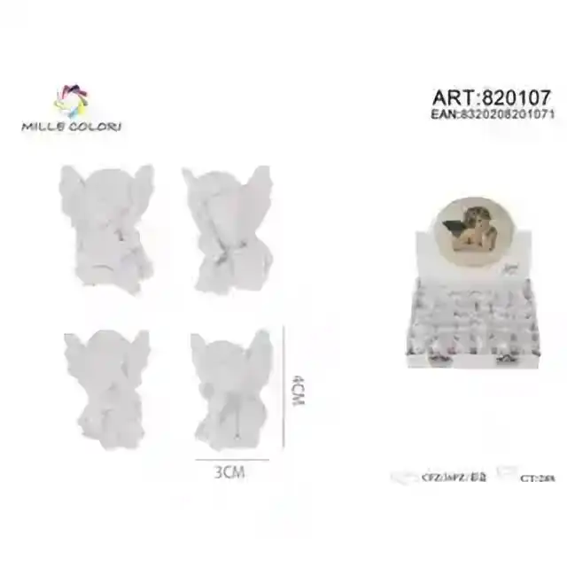 Angioletti in resina 3 × 4 cm – articolo 820107