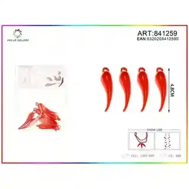 Pendete decorativo 4.8 cm 8 pz – articolo 841259