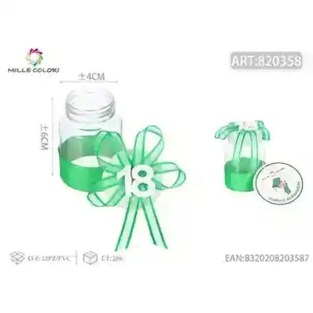 Bomb.portaconfetti 18anni – verde scuro, 4 × 6 cm – articolo 820358