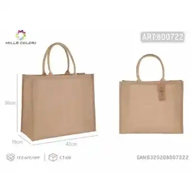 Borsa in juta 36 × 42 × 19 – articolo 800722