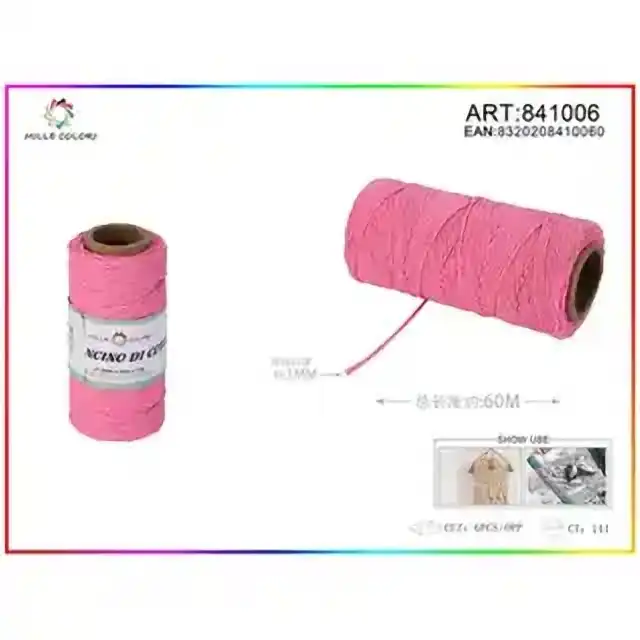 Cordoncino di cotone 1.0 mm×70 g×60 m – articolo 841006