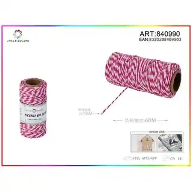Cordoncino bicolore 1.0 mm×70 g×60 m – articolo 840990