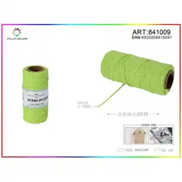 Cordoncino di cotone 1.0 mm×70 g×60 m – articolo 841009